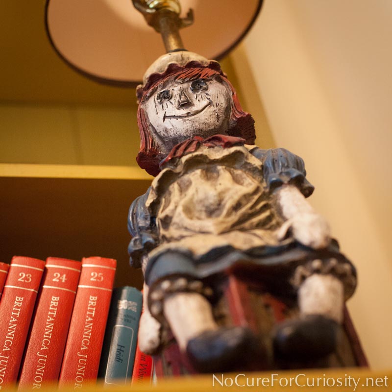 Raggedy Ann lamp from the 1970s
